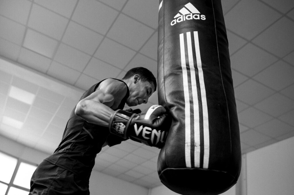 Entraînement de boxe - photographe de portrait sport sur Nantes